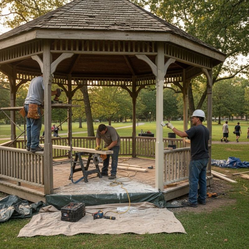Enclosed Gazebo Installation